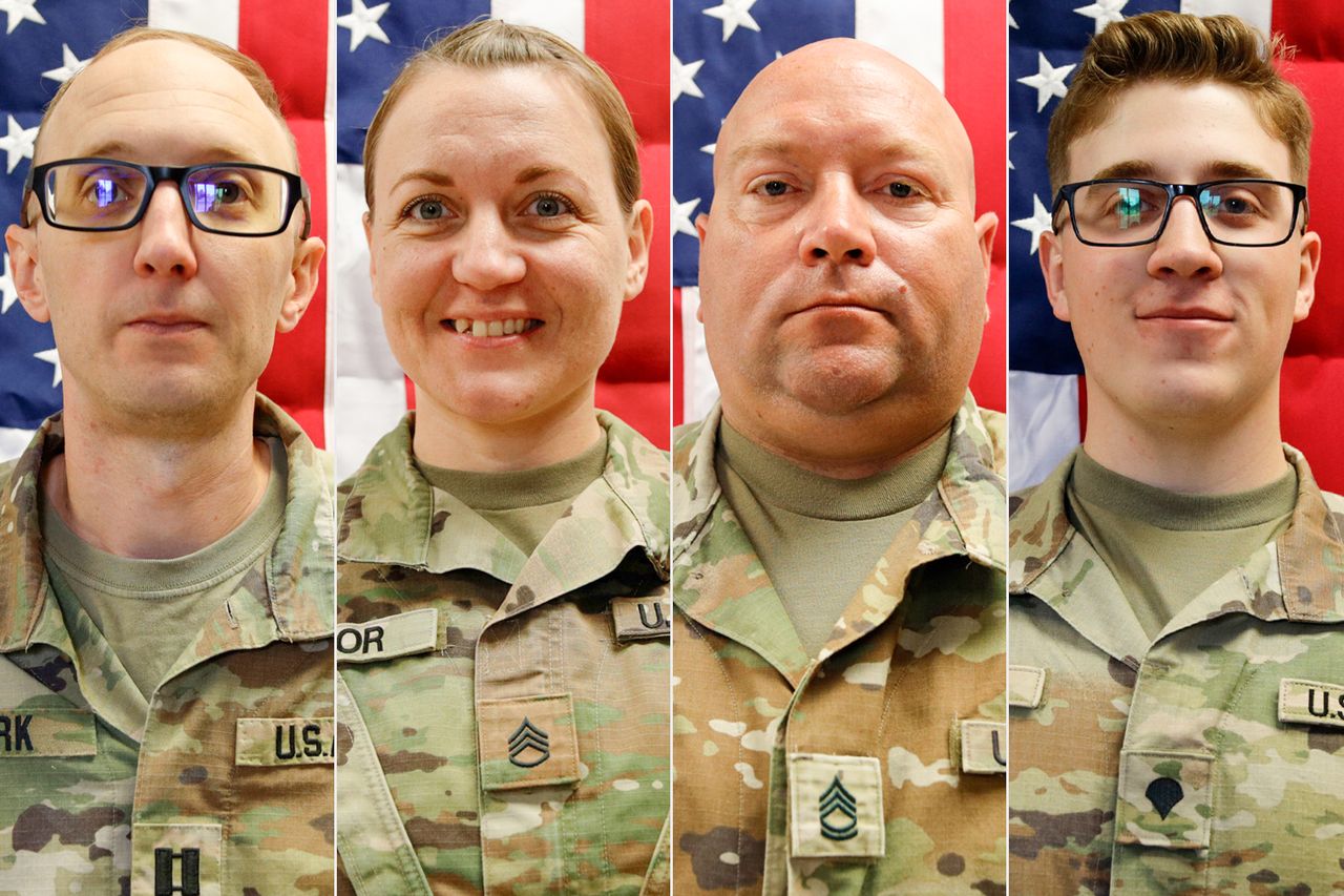 Capt. Cody Khork; Nicole Amor; Noah Tietjens; Declan Coady Capt. Cody Khork; Nicole Amor; Noah Tietjens; Declan CoadyCredit: U.S. Army Reserve