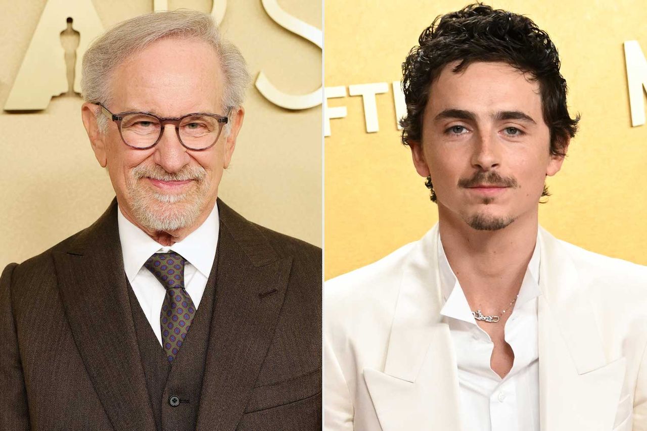 Steven Spielberg; Timothée Chalamet Steven Spielberg (left); Timothée ChalametCredit: Kevin Winter/Getty; Gilbert Flores/Variety via Getty