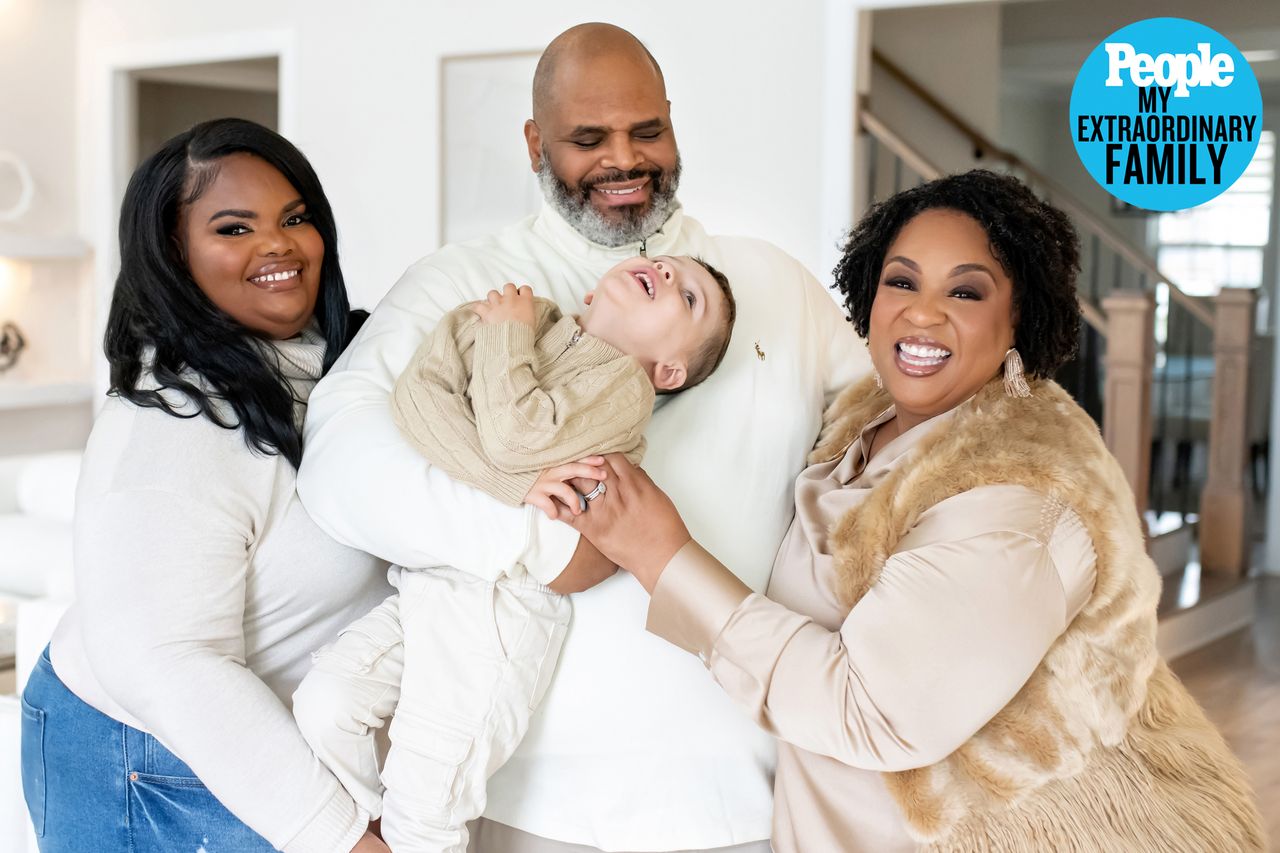 Tamika Felder Welcomed Son with Donated Embryo on Friendship with His Biological Mom Tamika Felder (right) with her husband, Rocky Campbell (center), and their two children.Credit: Danielle Finney