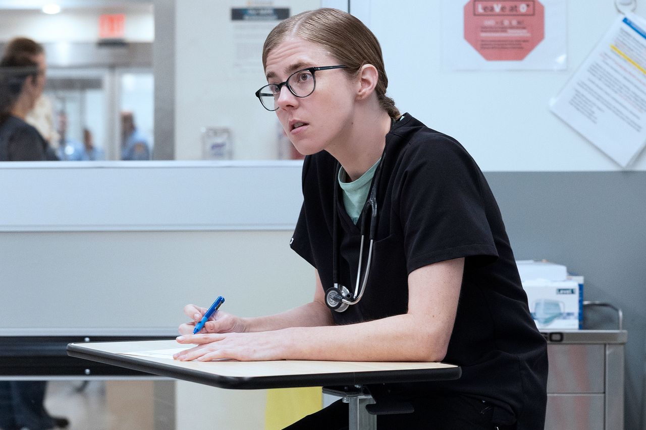 Taylor Dearden on The Pitt on Season 2 - Episode 9. Taylor Dearden in 'The Pitt' season 2.Credit: Warrick Page/HBO Max