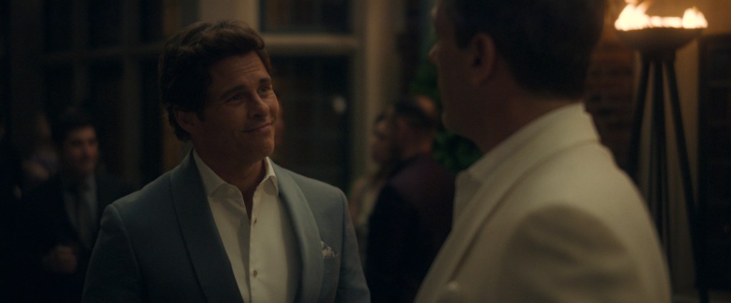 James Marsden and Jon Hamm in "Your Friends & Neighbors," premiering on Apple TV.