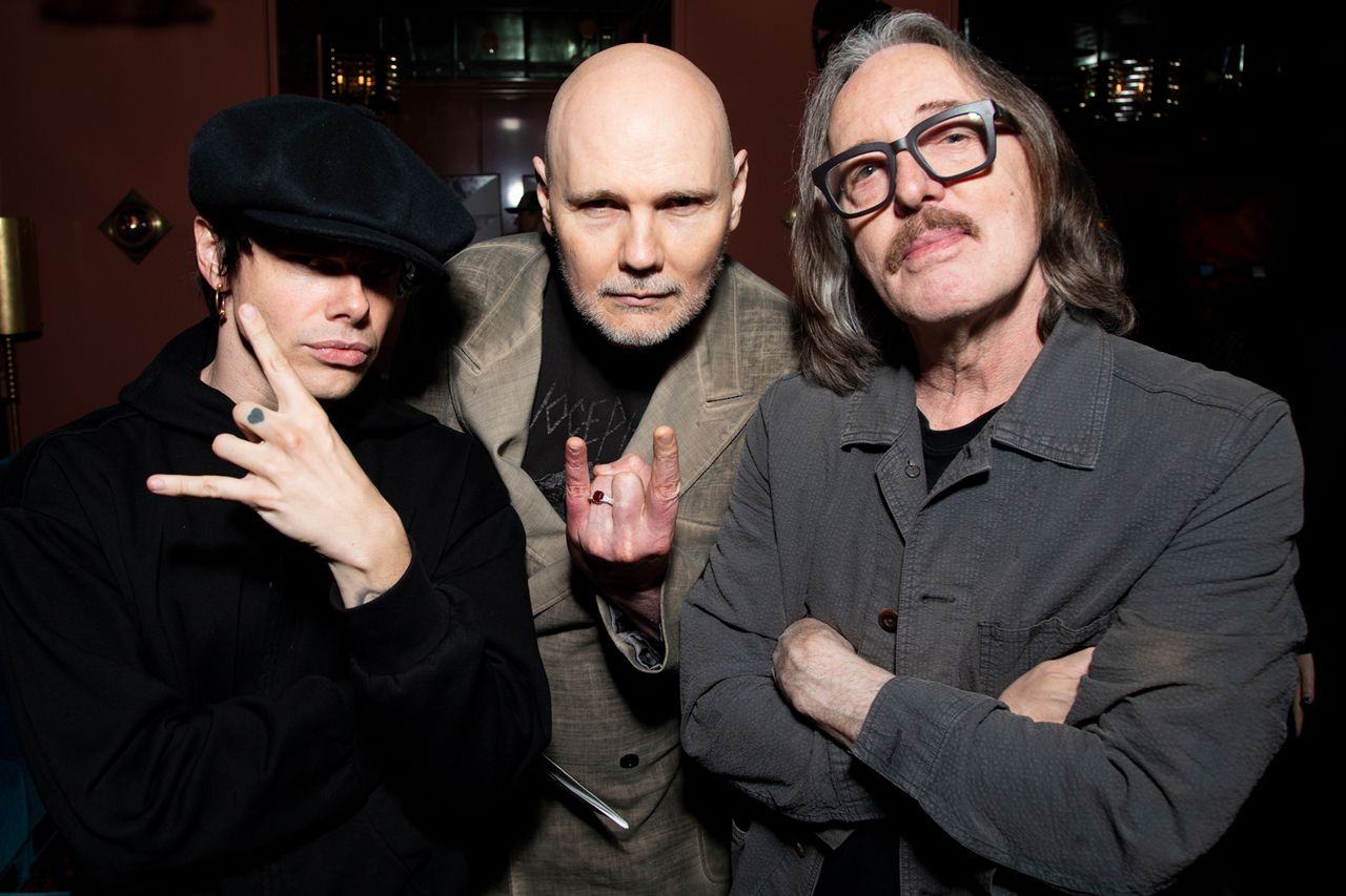 Yungblud, Billy Corgan, and Butch Vig Yungblud, Billy, and Butch VigCredit: Tyler Curtis/@tyliner