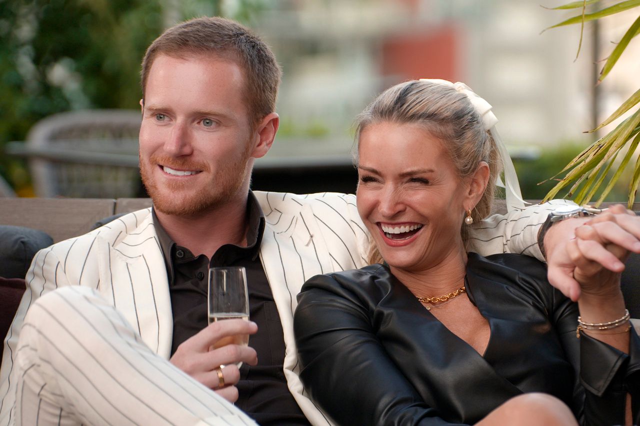 John Merrill and Theresa Demaria in episode 105 of Age of Attraction. John Merrill and Theresa Demaria in episode 105 of Age of Attraction.Credit: Courtesy of Netflix