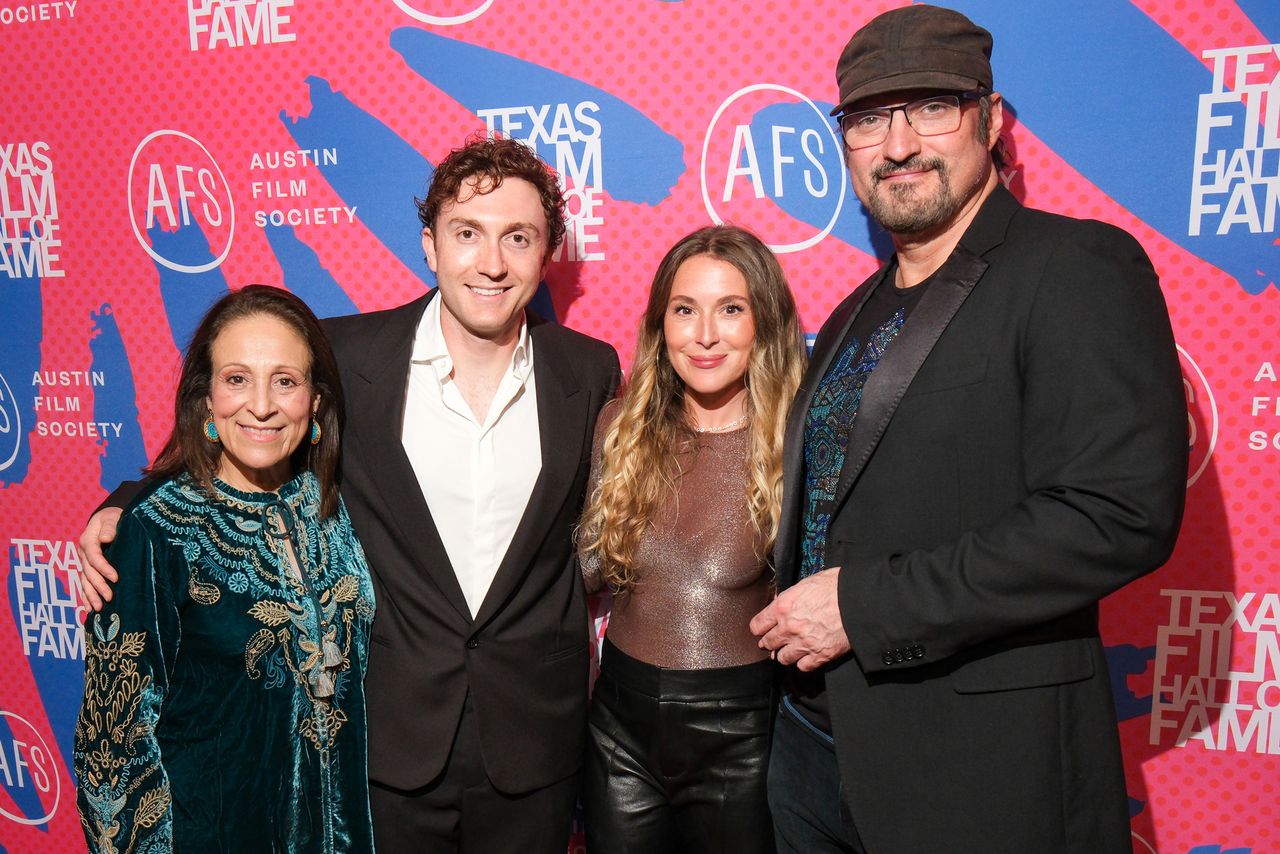 Elizabeth Avellan, Daryl Sabara, Alexa PenaVega and Robert Rodriguez attend 2026 Texas Film Awards Celebrating The Texas Film Hall Of Fame at Troublemaker Studios on March 05, 2026 in Austin, Texas. (From left to right): Film producer Elizabeth Avellán, 'Spy Kids' stars Daryl Sabara and Alexa PenaVega, director Robert Rodriguez at the Texas Film Awards.Credit: Hubert Vestil/Getty