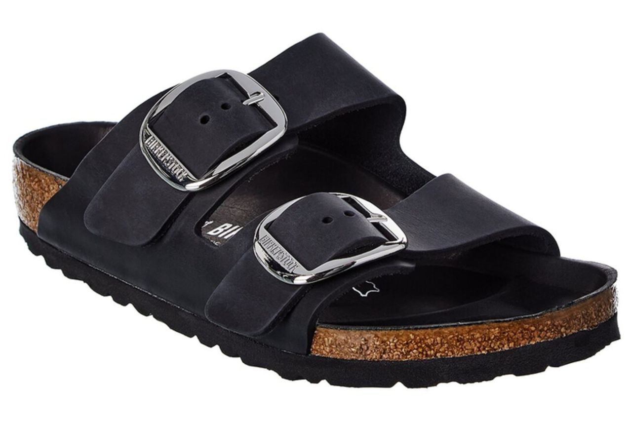 Birkenstock Arizona Big Buckle Oiled Leather Sandal Credit: Ruelala