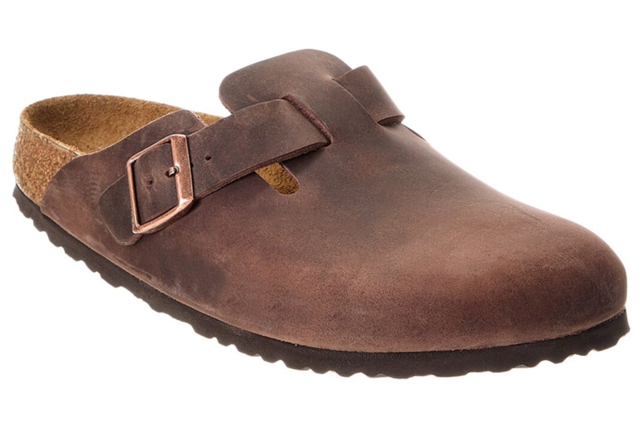 Birkenstock Boston BS Narrow Leather Clog Credit: Rue La La
