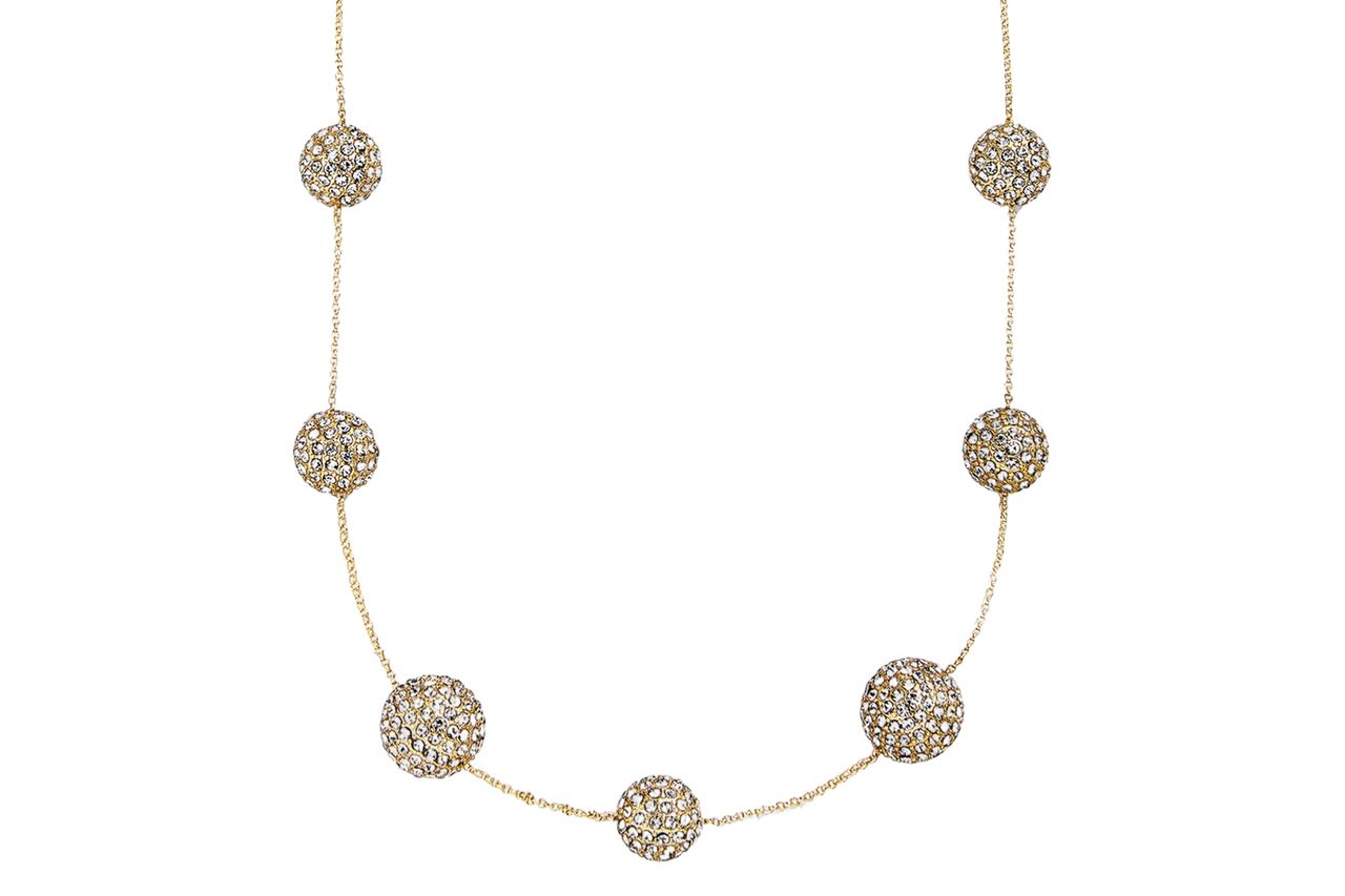 Blair Necklace - Gold/Pavé Credit: Baublebar