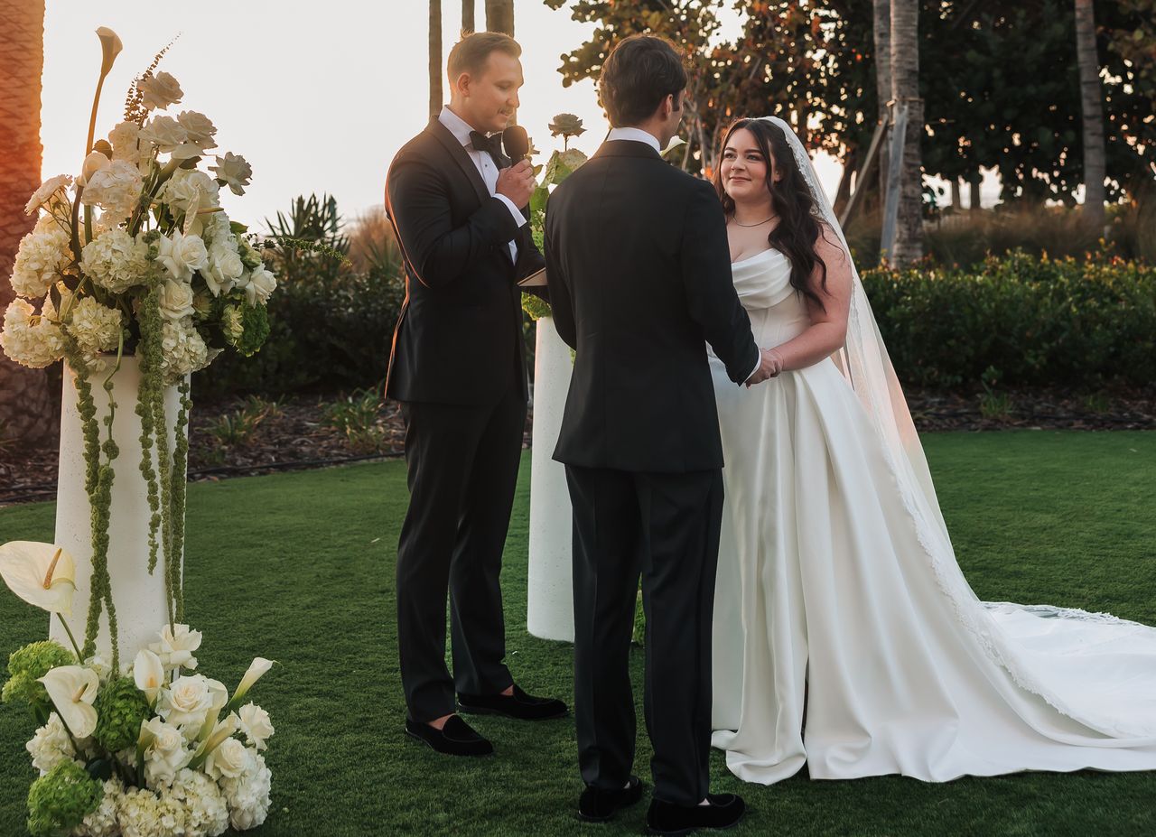 Emerson and Jordan Downing's wedding ceremonyCredit: Lyndsay Rae Photo
