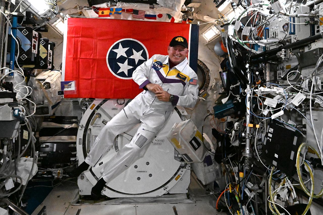 Butch Wilmore in space.Credit: Barry Wilmore