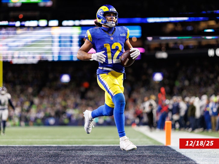 puka nacua on the field getty