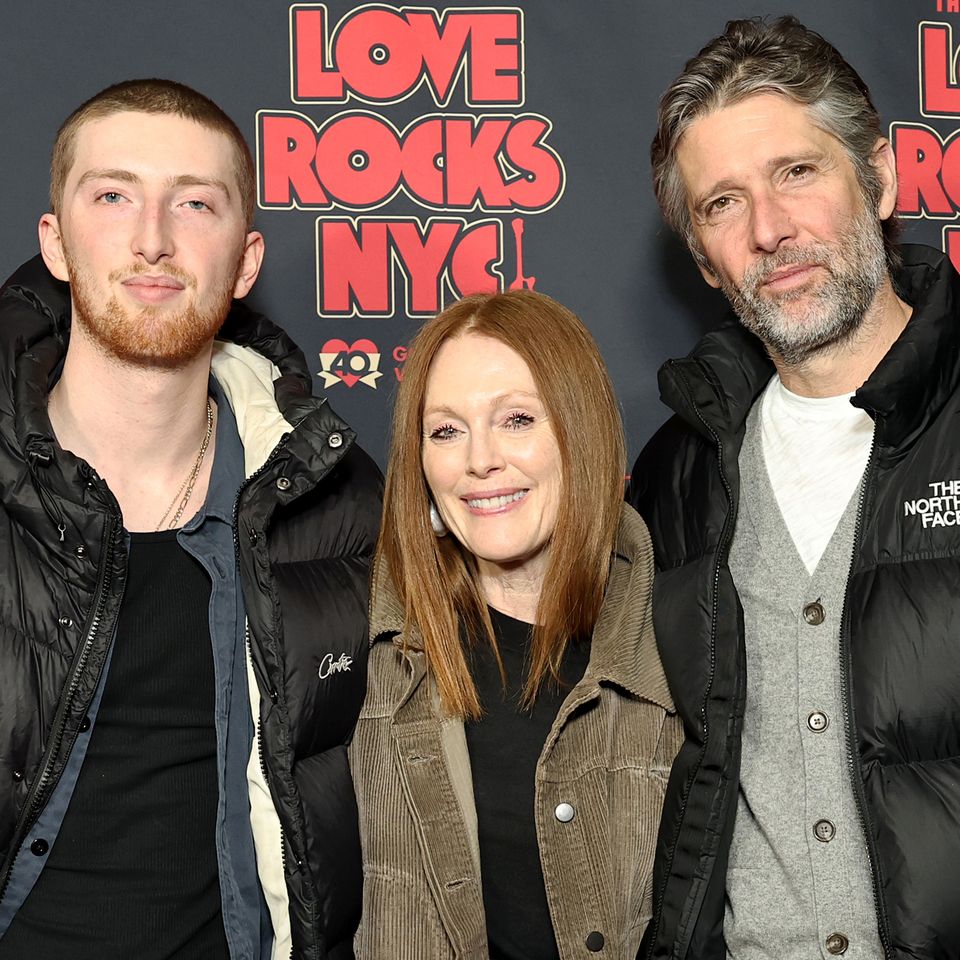 Caleb Freundlich, Julianne Moore and Bart Freundlich appear at the Tenth Annual LOVE ROCKS NYC Benefit Concert for God’s Love We Deliver Caleb Freundlich, Julianne Moore and Bart FreundlichCredit: Jamie McCarthy/Getty