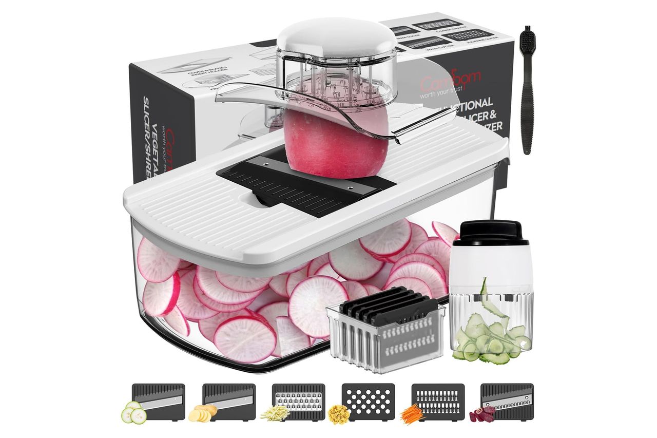 Cambom Mandoline Slicer Vegetable Slicer Spiralizer 2 Credit: Amazon