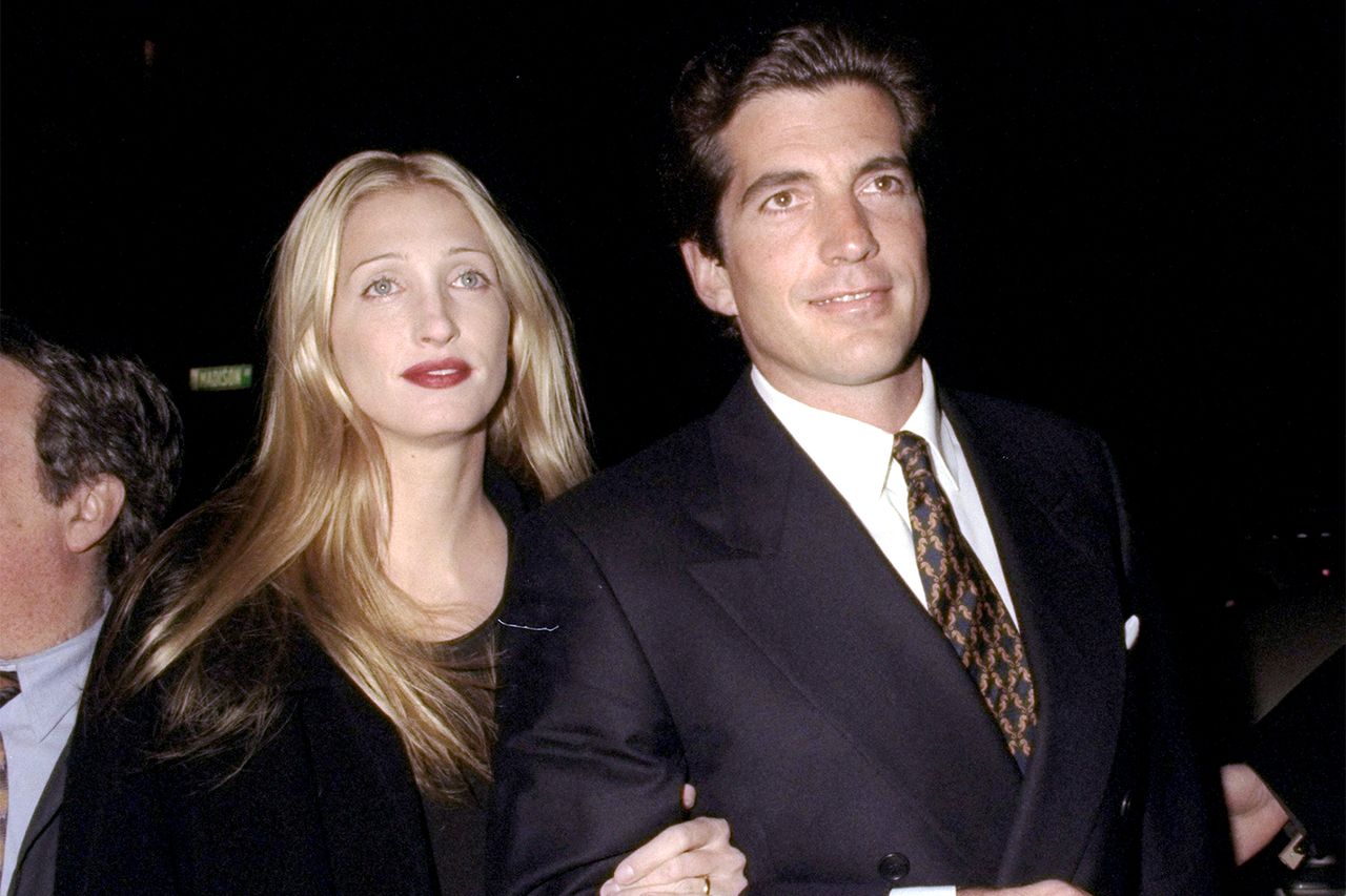 Carolyn Bessette and John F. Kennedy Jr. at a 'George' magazine eventCredit: Richard Corkery/NY Daily News Archive via Getty