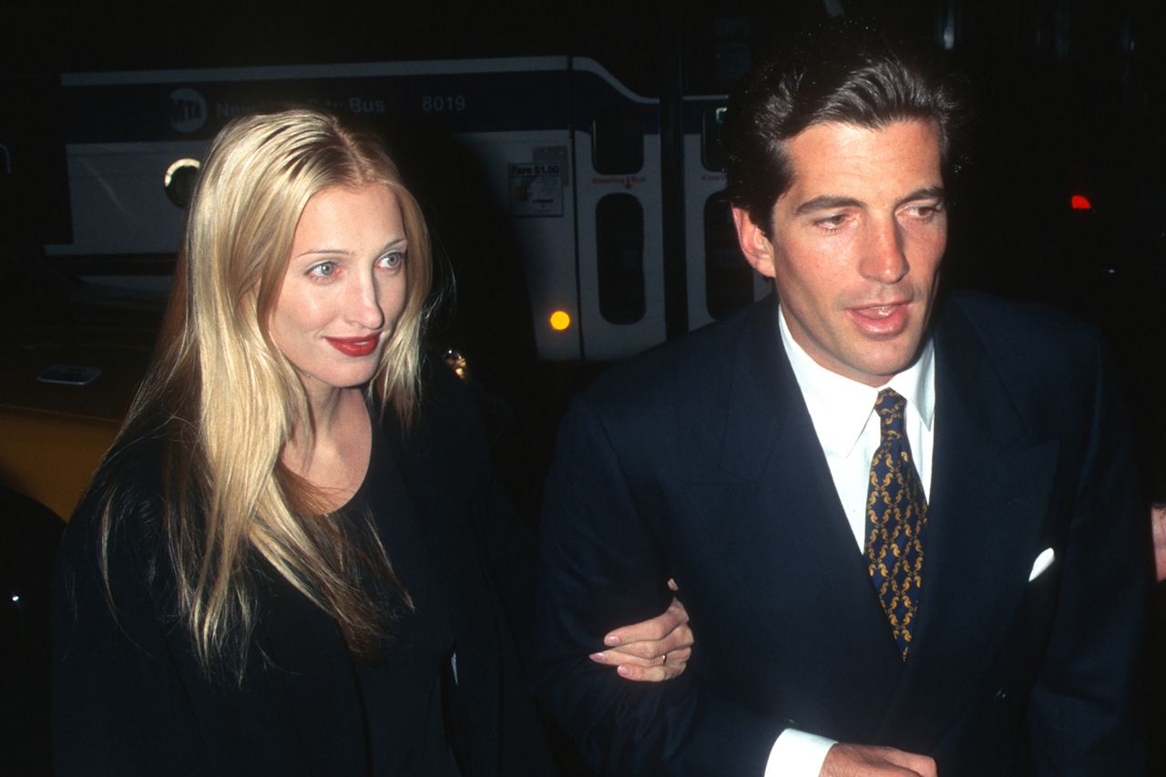 Carolyn Bessette and John F. Kennedy Jr. attend 'George' magazine's second anniversary party on Nov. 5, 1997, in New York.Credit: Ron Galella Collection via Getty