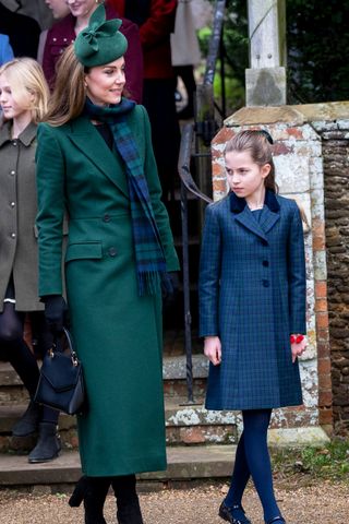 Catherine, Princess of Wales and Princess Charlotte of Wales attend the Christmas Morning Service on December 25, 2024 in Sandringham, Norfolk. Catherine, Princess of Wales and Princess Charlotte of Wales attend the Christmas Morning Service on December 25, 2024 in Sandringham, Norfolk.Credit: Mark Cuthbert/UK Press via Getty