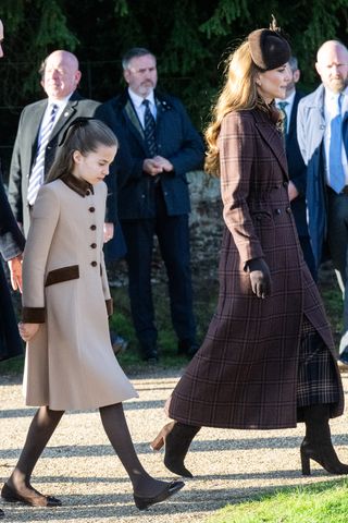 Catherine, Princess of Wales and Princess Charlotte of Wales attend the Christmas Morning Service at Sandringham Church on December 25, 2025 in Sandringham, Norfolk. Catherine, Princess of Wales and Princess Charlotte of Wales attend the Christmas Morning Service at Sandringham Church on December 25, 2025 in Sandringham, Norfolk.Credit: Samir Hussein/WireImage