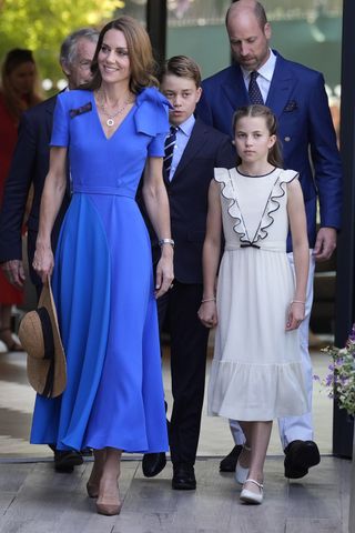 The Princess of Wales and Princess Charlotte during day fourteen of The Championships Wimbledon 2025 on July 13, 2025 in London, England. The Princess of Wales and Princess Charlotte during day fourteen of The Championships Wimbledon 2025 on July 13, 2025 in London, England.Credit: Andrew Matthews - WPA Pool/Getty