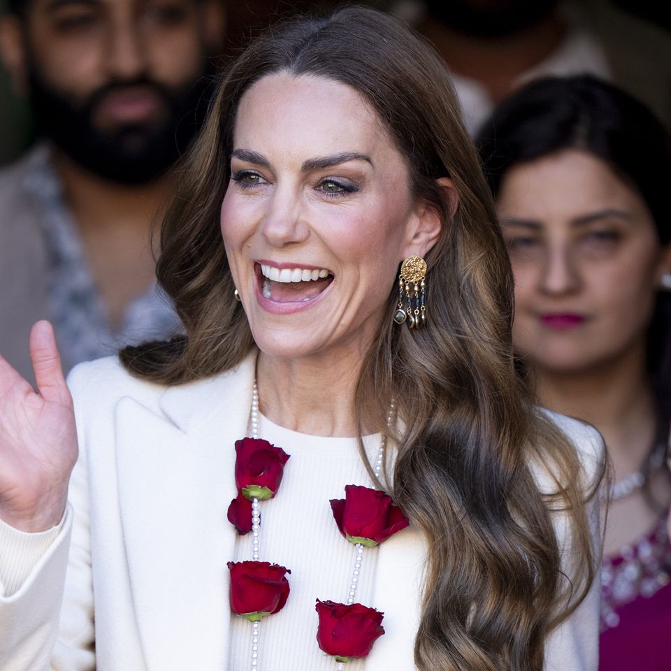 Catherine, Princess of Wales visits The Aakash Odedra Company on March 5, 2026 in Leicester Kate Middleton.Credit: Mark Cuthbert/UK Press via Getty