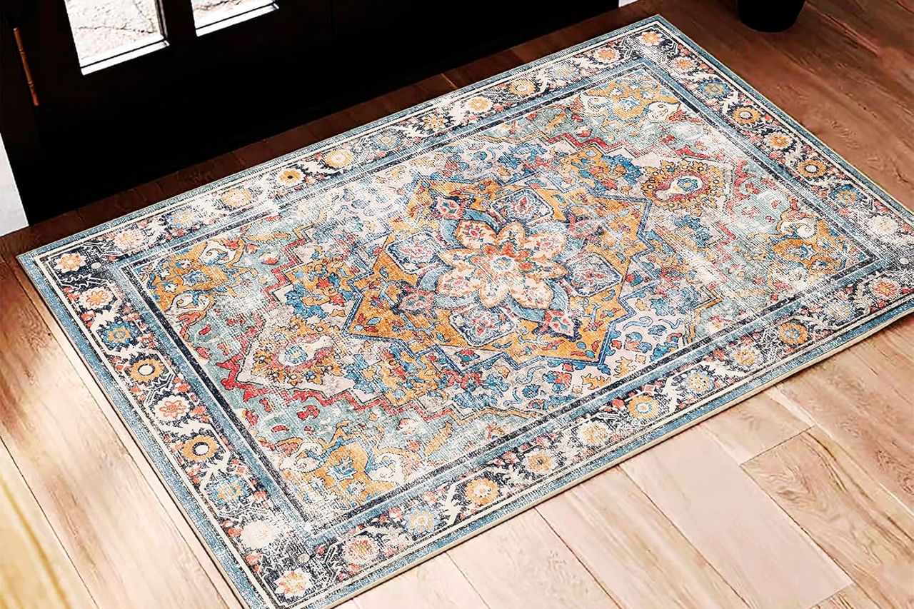 CHAMPLANT 2'x3' Washable Area Rug Credit: Amazon