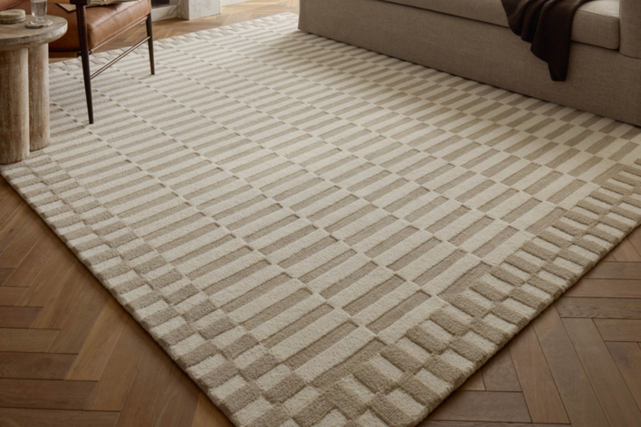 Chris Loves Julia X Loloi Bradley Ivory Credit: Wayfair