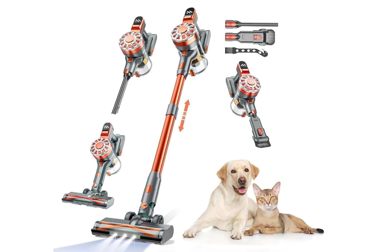 Cordless Vacuum Cleaner For Homelightweight Stick Vacuum Cordless Rechargeable Credit: Amazon