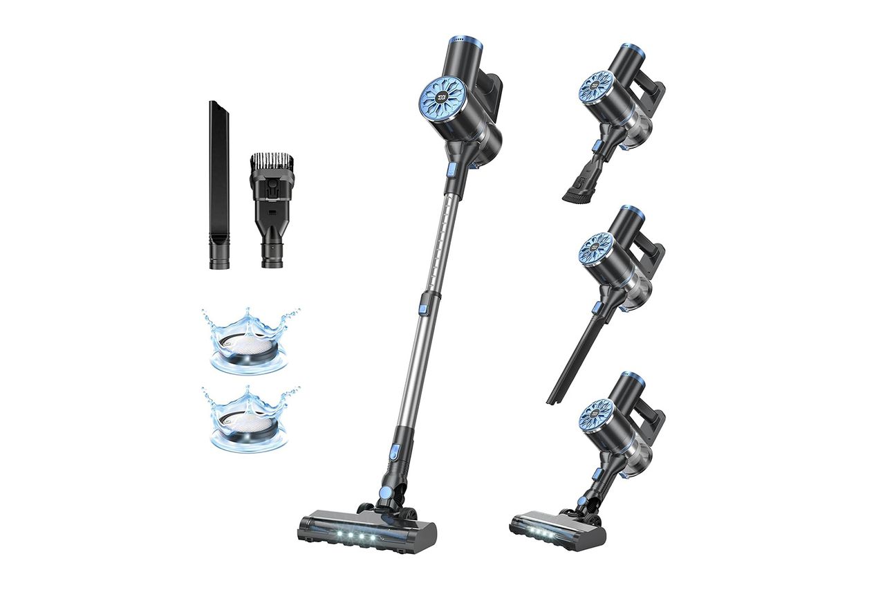 Cordless Vacuum Cleaner with Self-Standing Credit: Amazon