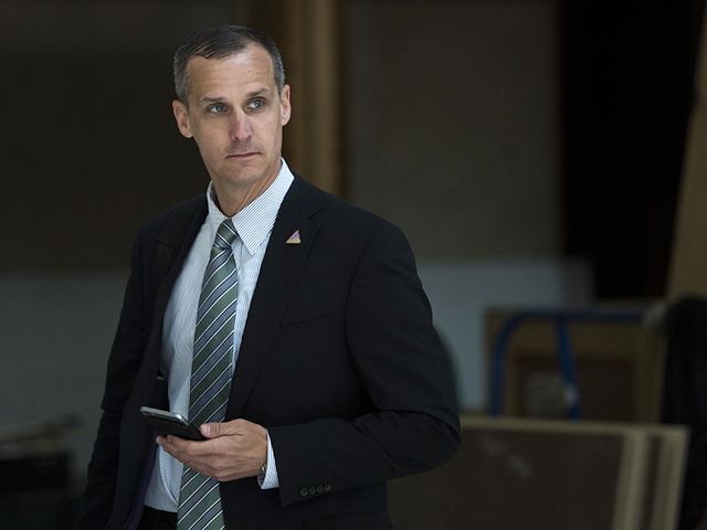 Corey Lewandowski on March 16, 2016.Credit: Drew Angerer/Bloomberg/Getty