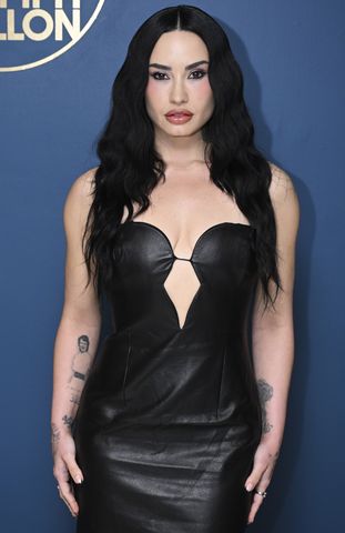 Demi Lovato poses backstage on The Tonight Show Starring Jimmy Fallon Demi LovatoCredit: Todd Owyoung/NBC via Getty