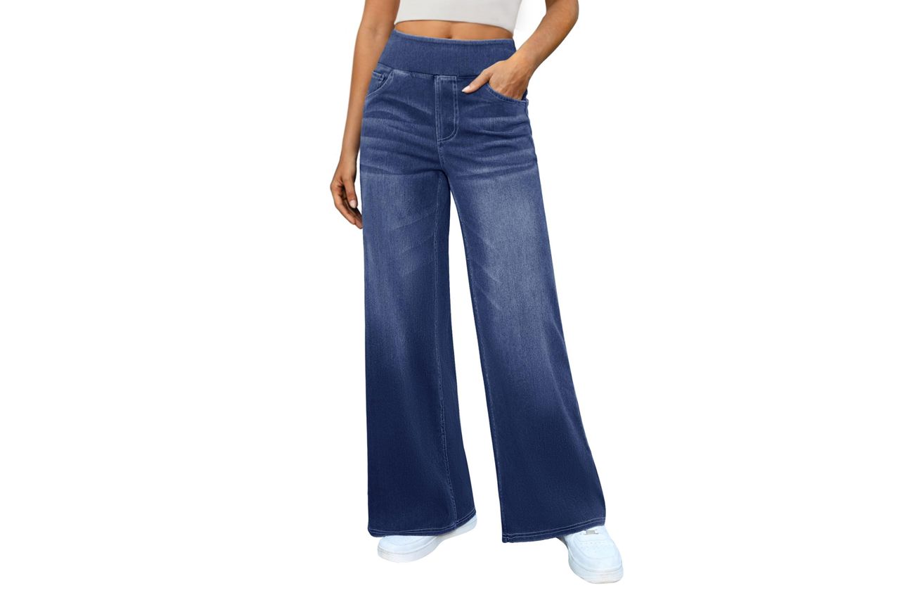 Amazon DLOODA Women's Wide Leg Jeans High Waisted Credit: Amazon