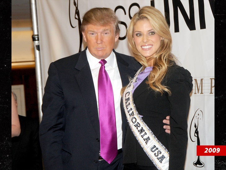 Carrie Prejean Boller and donald trump getty 2