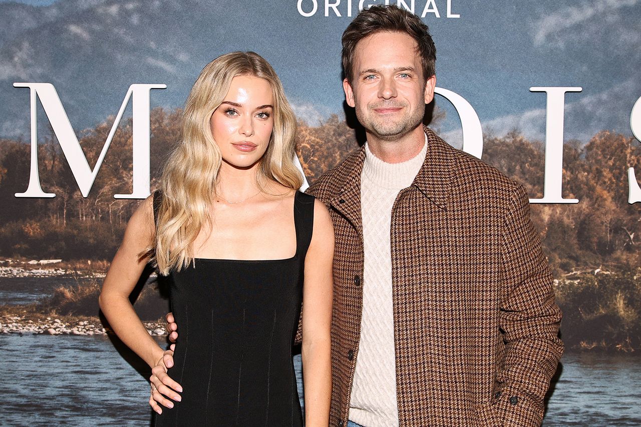 Elle Chapman and Patrick J. Adams.Credit: Jeremychanphotography/Getty