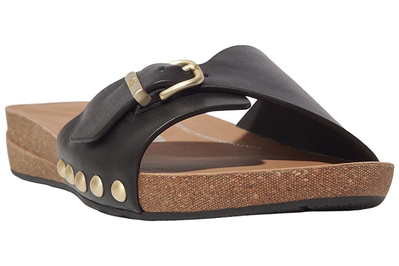 leather slides Credit: Rue La La