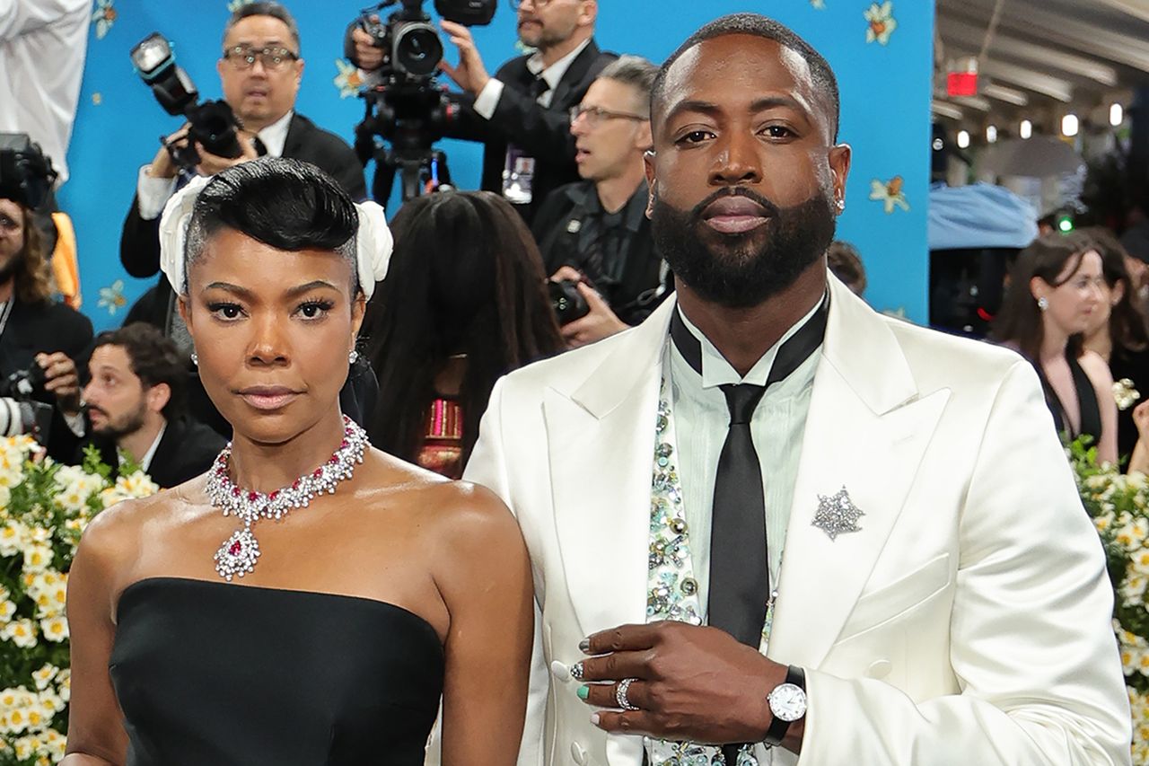 Gabrielle Union and Dwyane Wade attend the 2025 Met Gala.Credit: Savion Washington/Getty