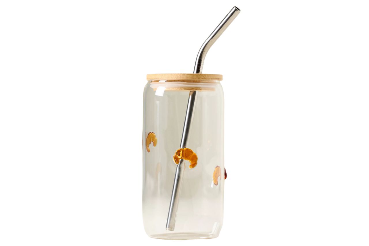 The Icon Juice Glass Tumbler with Lid Credit: Anthropologie