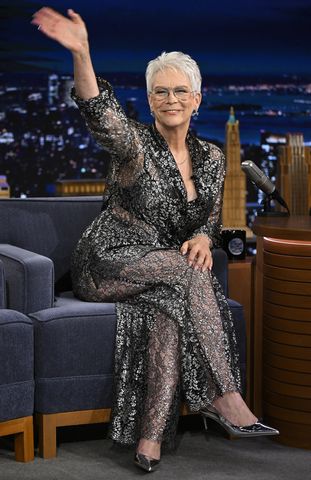 Jamie Lee Curtis during an interview on The Tonight Show Starring Jimmy Fallon Jamie Lee Curtis.Credit: Todd Owyoung/NBC via Getty