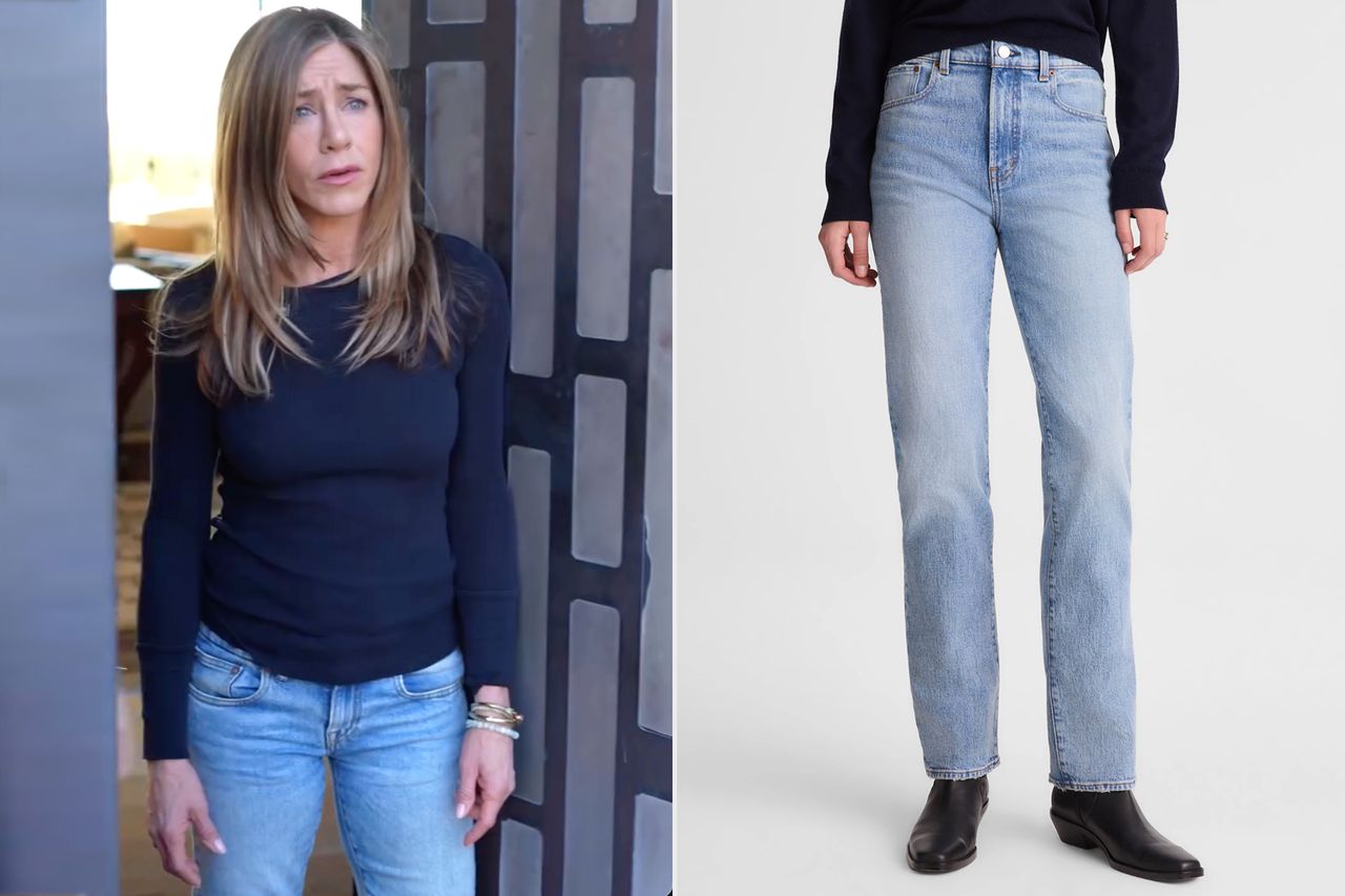 Jennifer Aniston, Jeans Credit: Jennifer Aniston/Instagram; Madewell