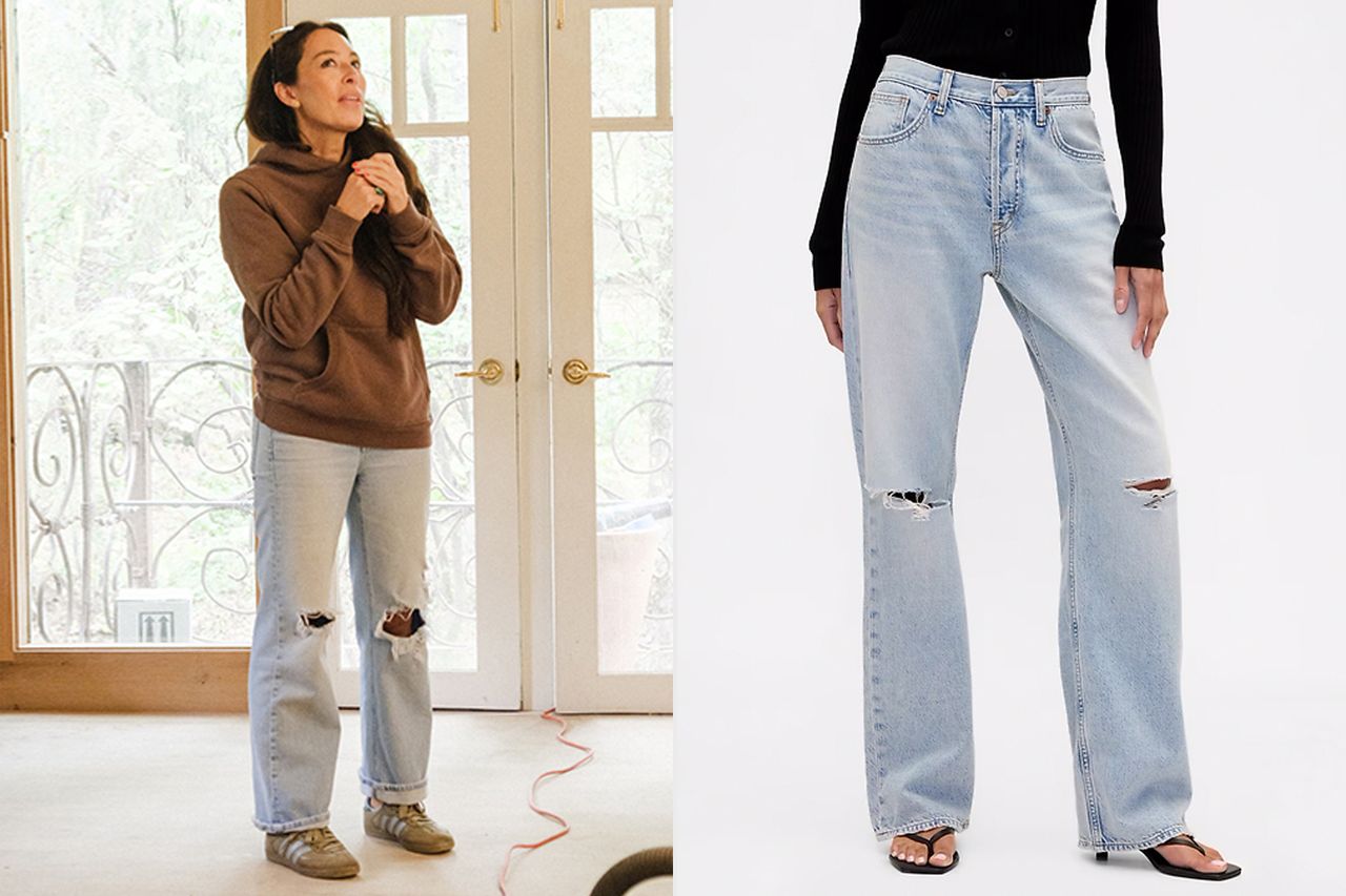 Joanna Gaines, Jeans Credit: Discovery+/Joanna Gaines/Instagram; Gap