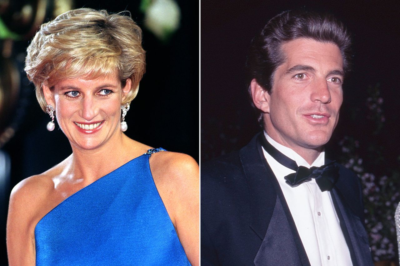 Diana, Princess Of Wales Attends The Victor Chang Research Institute Dinner in Sydney, Australia ; John F. Kennedy Jr. attends the Municipal Art Society Gala on October 5, 1998 in New York City. Diana, Princess Of Wales Attends The Victor Chang Research Institute Dinner in Sydney, Australia ; John F. Kennedy Jr. attends the Municipal Art Society Gala on October 5, 1998 in New York City.Credit: Julian Parker/UK Press via Getty ; Sonia Moskowitz/Getty