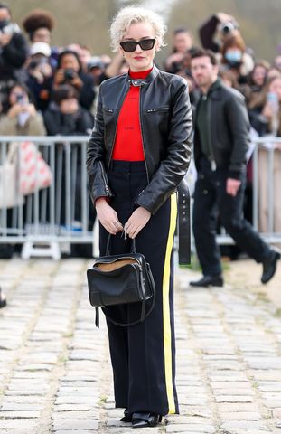 Julia Garner attends the Loewe Womenswear Fall/Winter 2026-2027 show Julia GarnerCredit: Stephane Cardinale - Corbis/Corbis via Getty