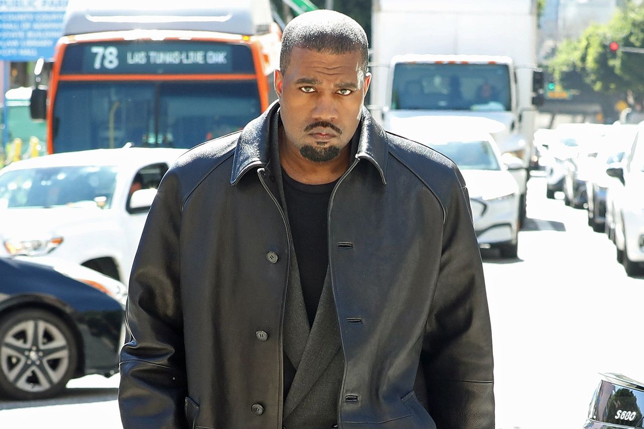 Kanye West arrives at the Stanley Mosk Courthouse on March 6 in Los Angeles.Credit: backgrid