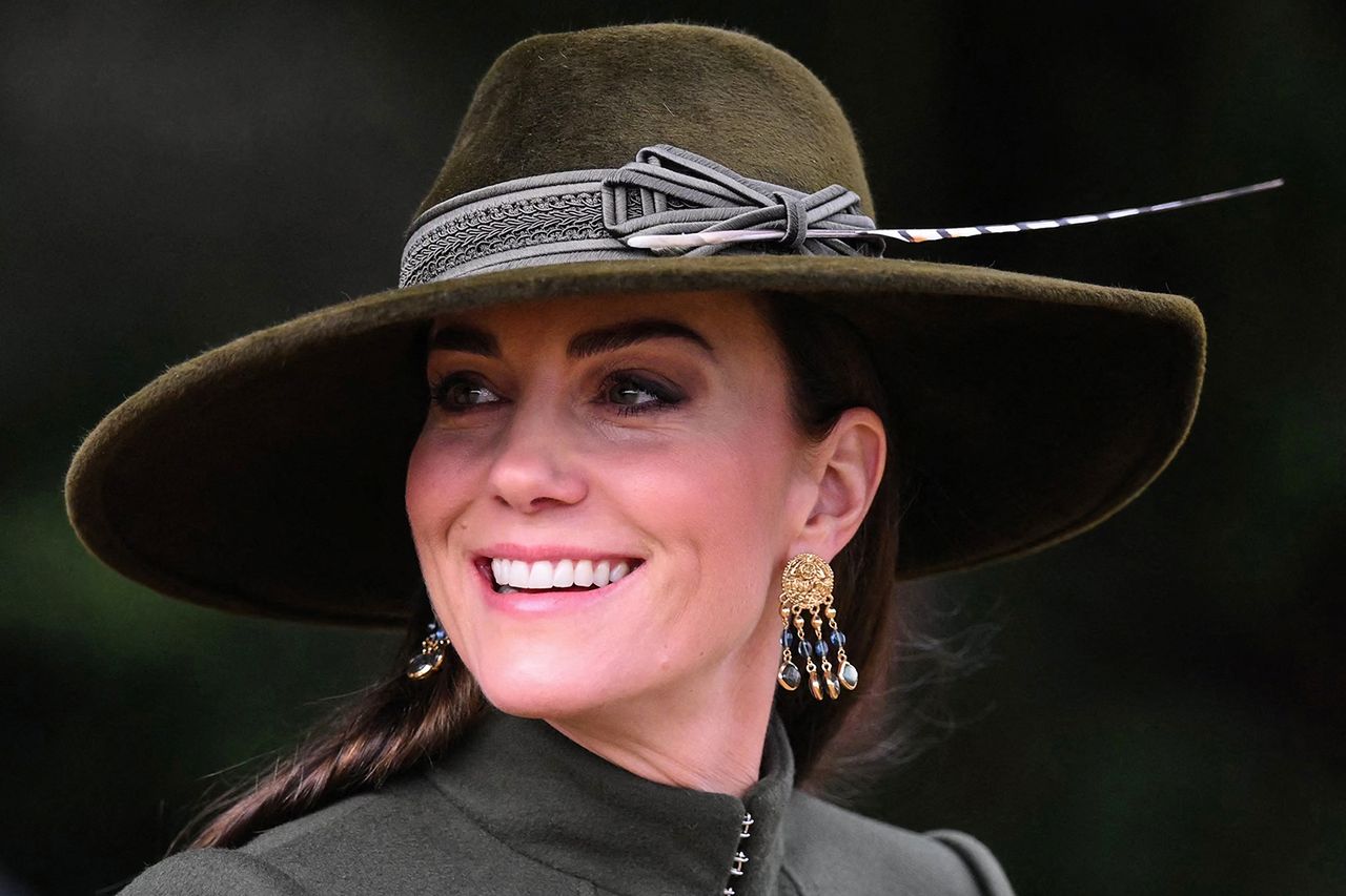 Kate Middleton at Sandringham on Dec. 25, 2022.Credit: DANIEL LEAL/AFP via Getty