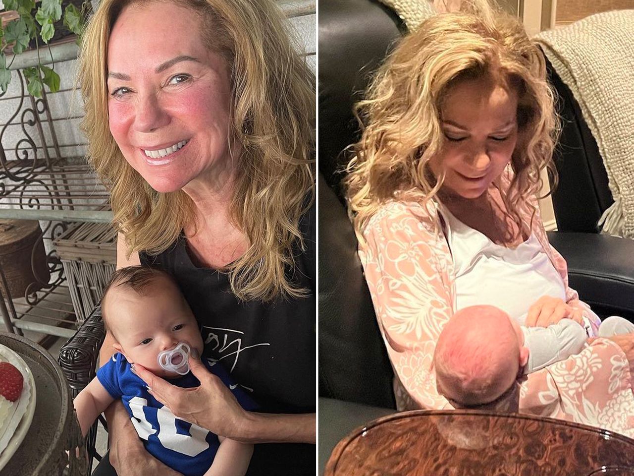 Kathie Lee Gifford and her grandson, Frankie. ; Kathie Lee Gifford and her grandson, Finn.Credit: Erika Gifford Instagram ; Kathie Lee Gifford Instagram