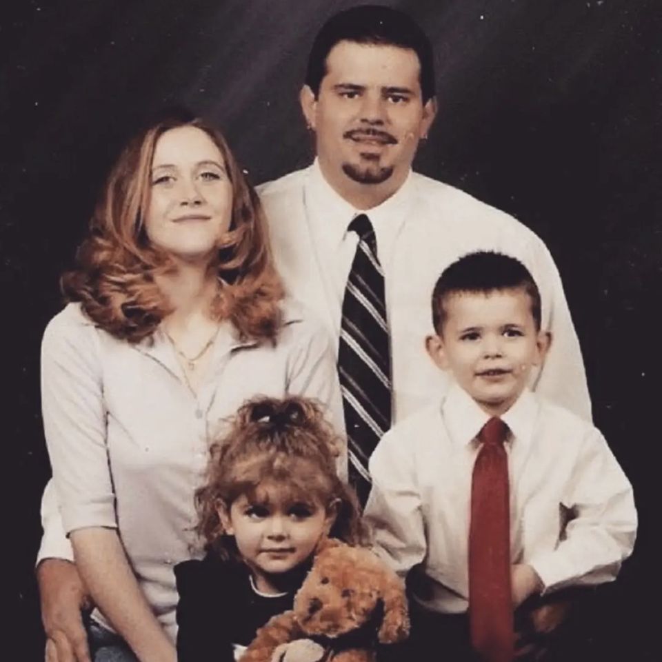 Katy Garrett, her brother and their late-parentsCredit: Katy Garrett