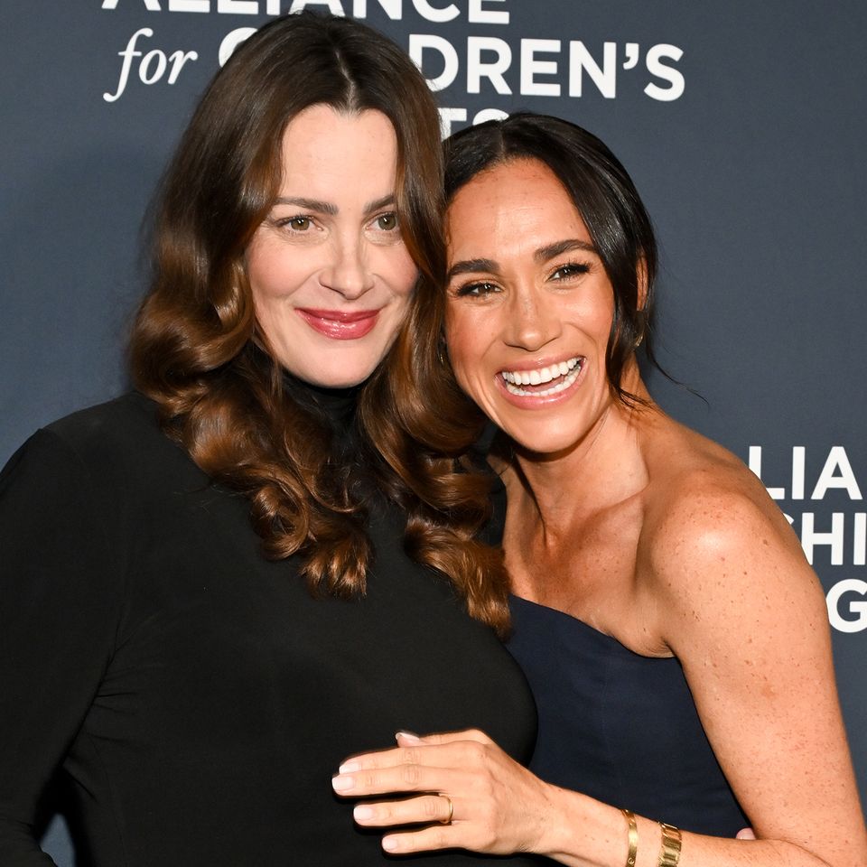 Kelly McKee Zajfen and Meghan, Duchess of Sussex at The Alliance for Children's Rights 34th Annual Champions for Children Kelly McKee Zajfen and Meghan Markle.Credit: Michael Buckner/Variety via Getty