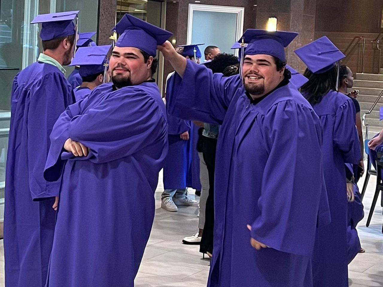 Kenny Rogers' kids Twins Jordan and Justin Rogers graduate from high school in June 2023Credit: Kenny Rogers Instagram