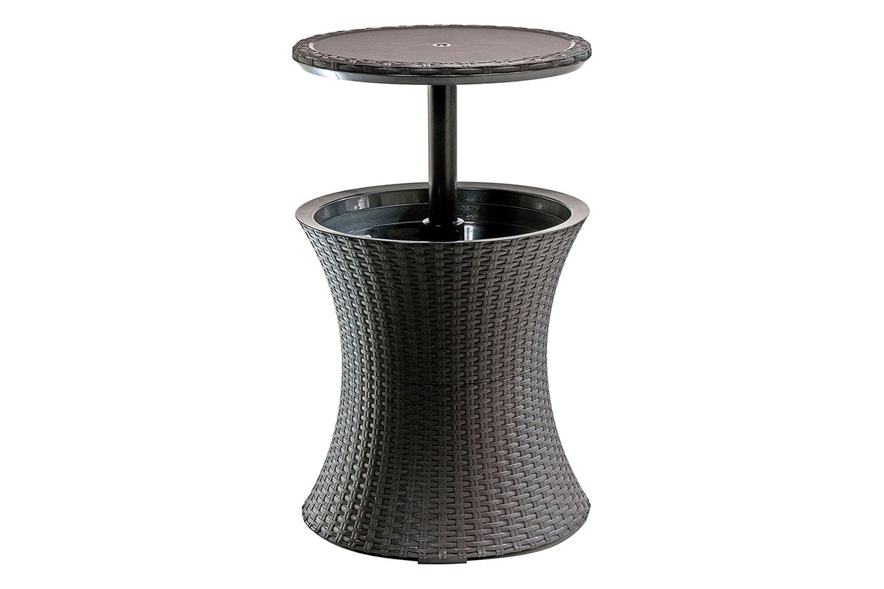 Keter Pacific Cool Bar Outdoor Patio Furniture and Hot Tub Side Table Credit: Amazon