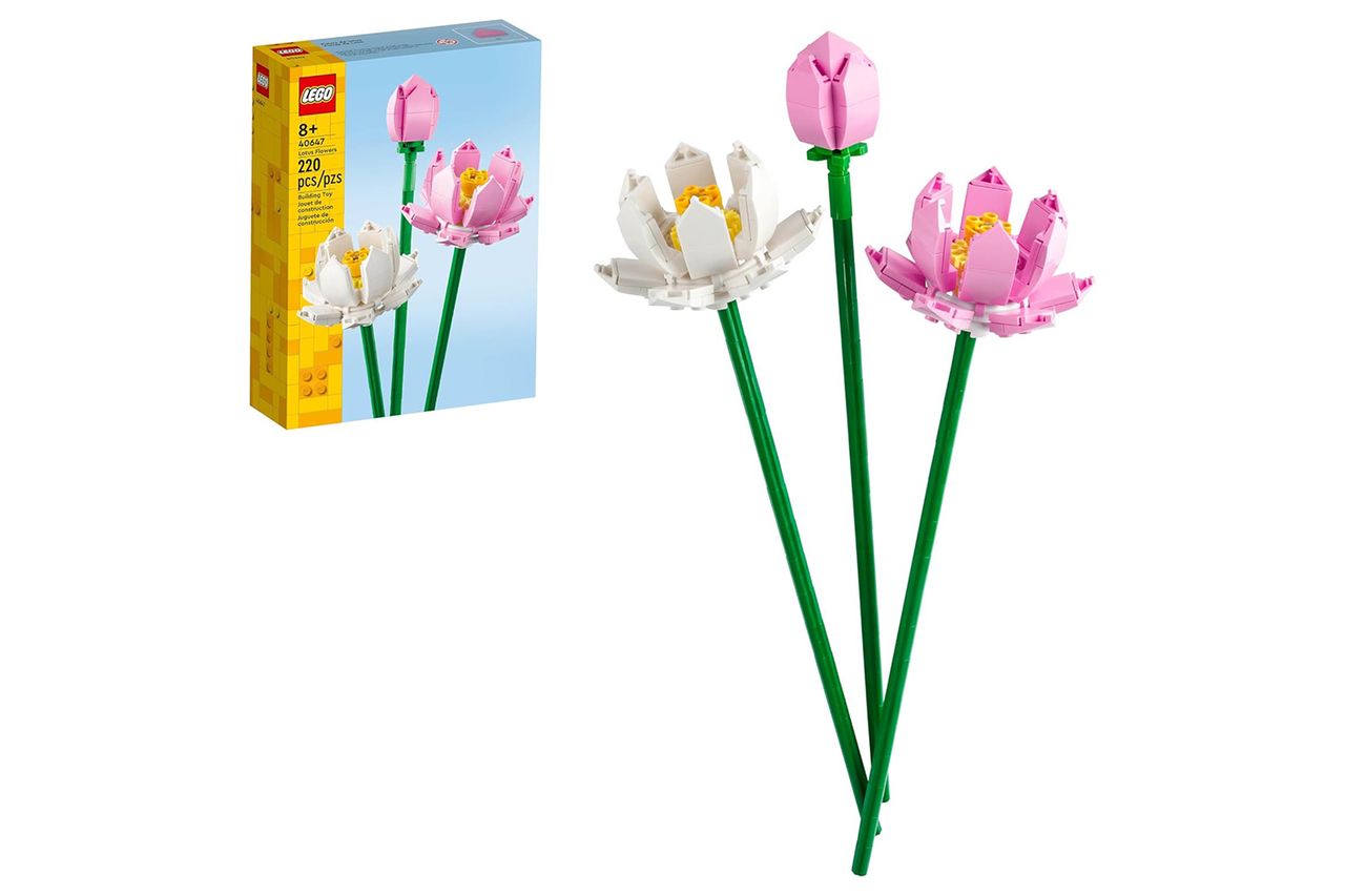 LEGO Lotus Flowers Building Kit Credit: Amazon