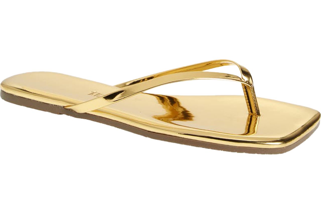 Lily Mirror Square Toe Flip Flop Women Credit: Nordstrom