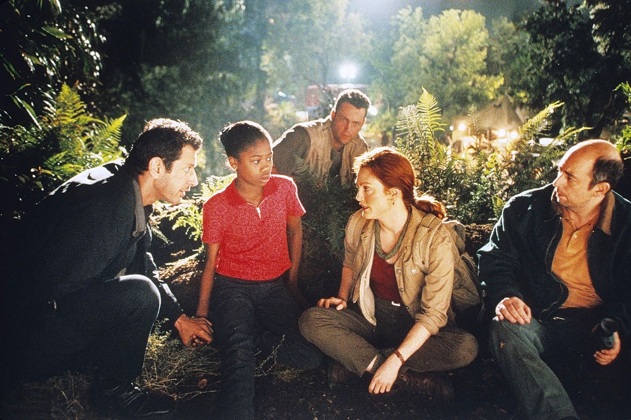 From left: Jeff Goldblum, Vanessa Lee Chester, Vince Vaughn, Julianne Moore, and Richard Schiff in 1997's 'The Lost World: Jurassic Park'Credit: Universal/Amblin/Kobal/Shutterstock