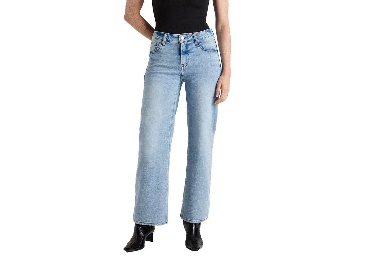 Luna Stretch Relaxed Straight Jeans Credit: Quince